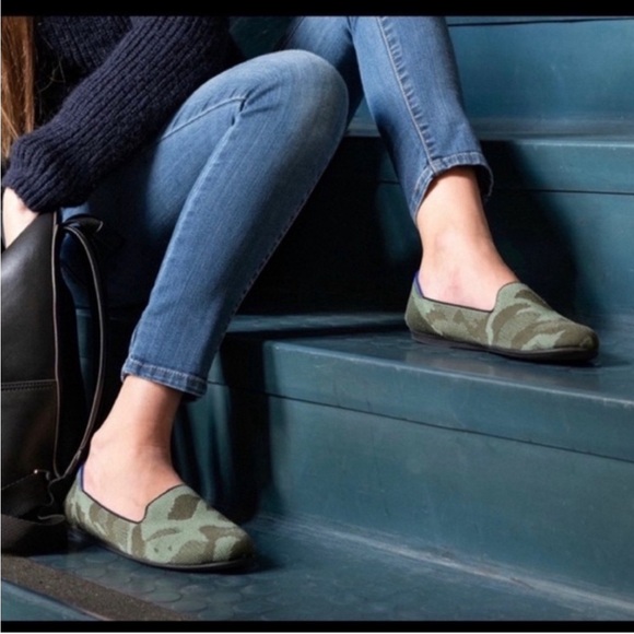 Rothy’s The Loafer in Olive Camo Size 8 - Picture 1 of 16